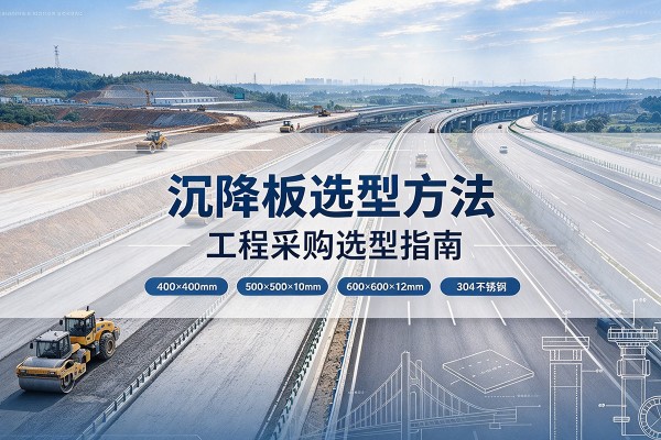 工农沉降板选择方法