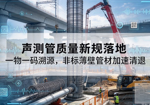 工农声测管质量新规落地，一物一码溯源，非标薄壁管材加速清退