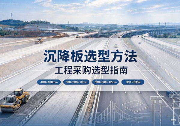 工农沉降板选择方法